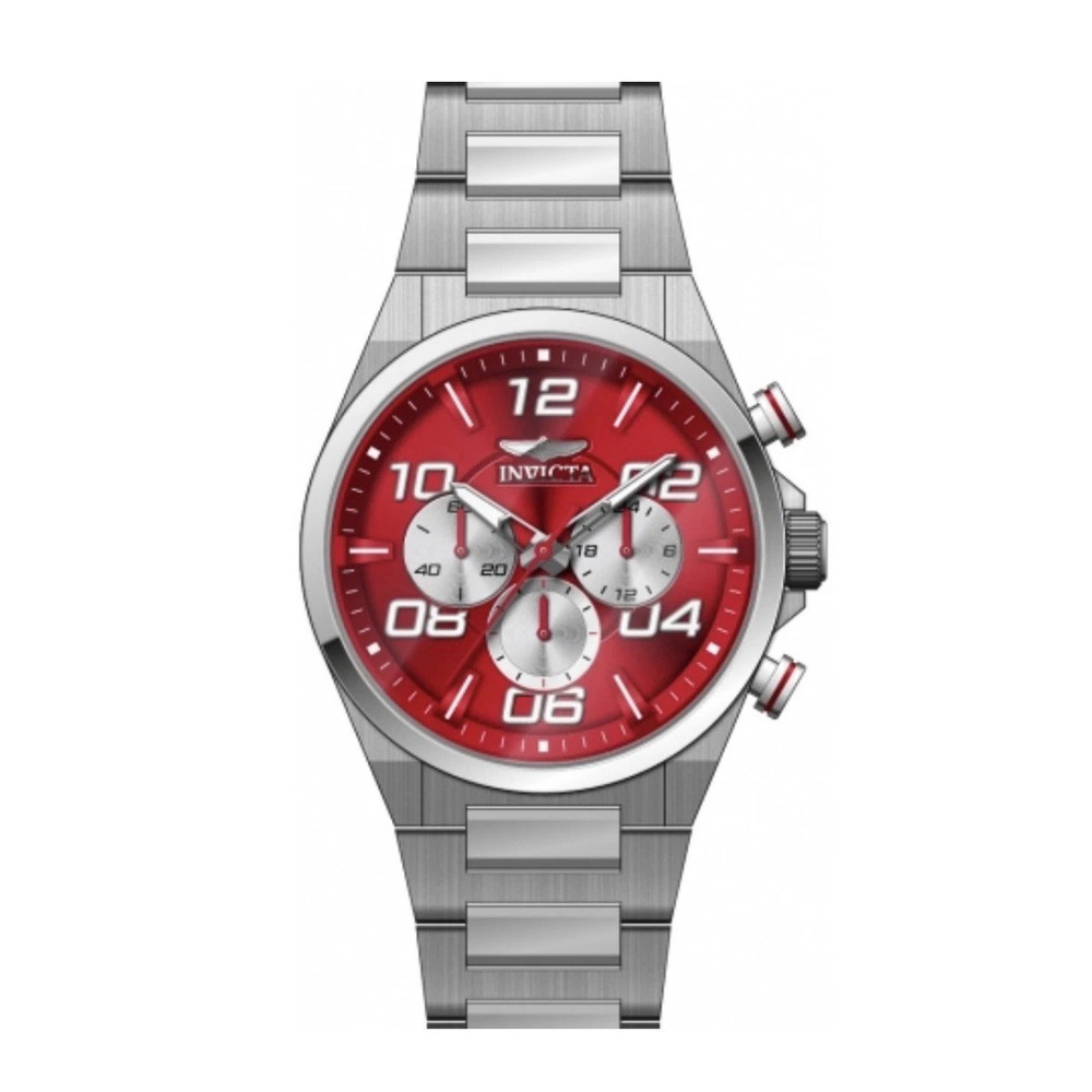 NWT Invicta 50426  Speedway | Quartz | Red | Men's Watch